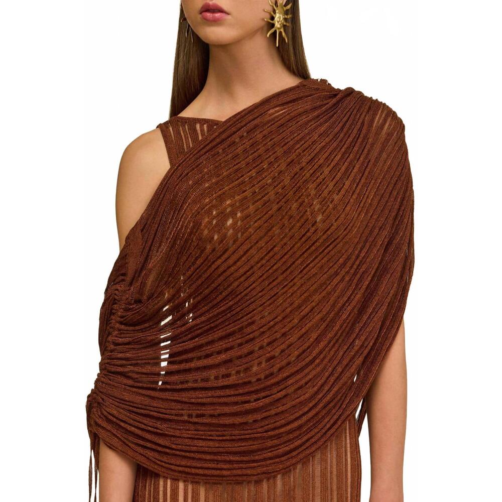 NEW CULT GAIA kaya knit dress in saddle - Picture 3 of 7